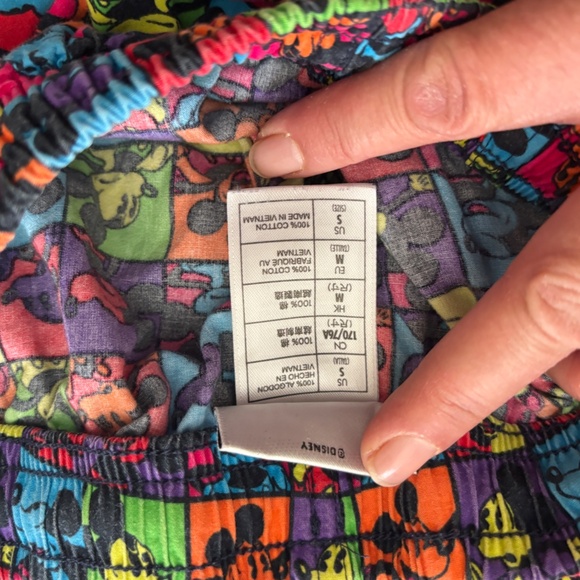 Disked Parks Mickey Parks Mouse Mouse Pants Size Small - Picture 6 of 7